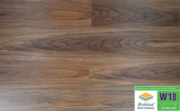 Sàn gỗ Robina W18 (8mm bản lớn)