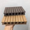 Sàn gỗ nhựa ngoài trời D140H25 lỗ tròn